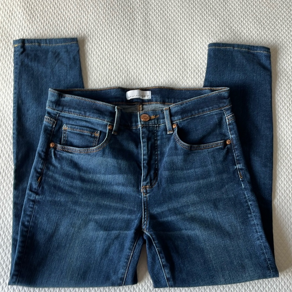 Loft Modern Skinny‎ Crop Denim Size 6
